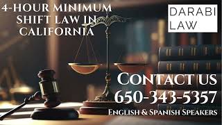 4Hour Minimum Shift Law In California [upl. by Attesor136]