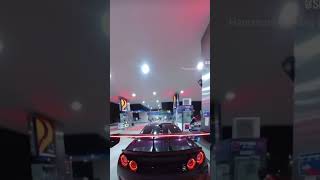 Gtr spitting fire 🔥 gtr cool car fire [upl. by Ciredec204]