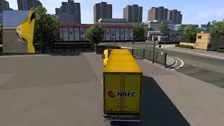 novo game euro truck Simulator 2 game play [upl. by Tohcnarf]