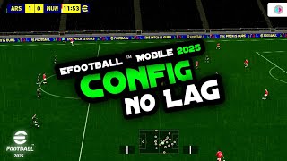 Efootball Mobile 2025 Config  No Lag No Crowd in Efootball [upl. by Modnarb532]