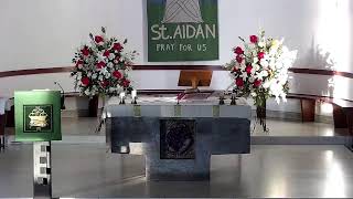 6pm Vigil Mass Sat 12 Oct St Aidans Catholic Church Coulsdon UK [upl. by Anircam]