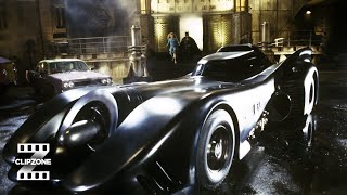 Batman 1989  Batmobile Chase  ClipZone Heroes amp Villains [upl. by Oiziruam]