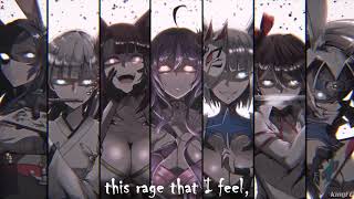 Nightcore → Waking the Demon BFMV 【Lyrics】 [upl. by Tnairb40]