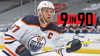 9 ridiculous Connor McDavid highlights from this seasonin 90 seconds [upl. by Anaibib]