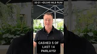 3 TEAM MLB PARLAY PAYS 550 TUESDAY MLB Parlay Picks and Predictions  81324 Free Bets shorts [upl. by Odnanreh]