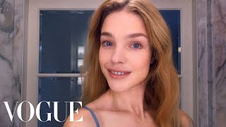 How Supermodel Natalia Vodianova Combats JetLagged Skin  Beauty Secrets  Vogue [upl. by Terti895]