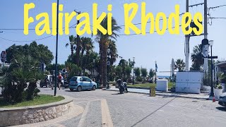 Faliraki Rhodes How busy is Faliraki in late September 🇬🇷 [upl. by Ittak]