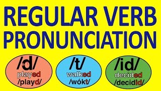 REGULAR VERBS PRONUNCIATION 23 06 2013 [upl. by Katsuyama]