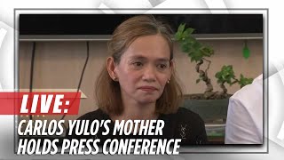 Angelica Yulo mother of 2time Olympic gold medalist Carlos Yulo holds press conference [upl. by Jorey]