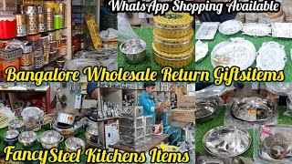 Chickpet Bangalore Wholesale Return Gifts ItemsKitchen Items CollectionCourier Available [upl. by Worra]