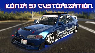 The Best Drifting Car In GTA Online GTA Dinka Kanjo SJ Customization Honda Civic [upl. by Stevana]