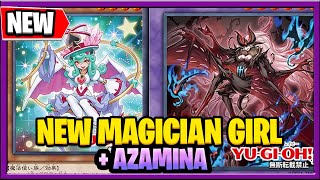 New YuGiOh Magician Girl and Azamina Reveals  New YuGiOh Cards 2024 Rage of the Abyss [upl. by Drofnas716]