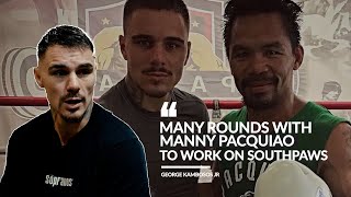 Kambosos Jr Sparring With Manny Pacquiao To Help With Southpaw Maxi Hughes [upl. by Tabatha]