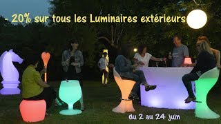 Luminaires extérieurs et Mobilier de jardin design a led [upl. by Nosnah]