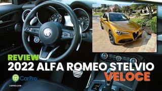 2022 Alfa Romeo Stelvio Veloce Review and Test Drive [upl. by Nauht]