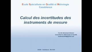 Comment calculer les incertitudes de mesure [upl. by Nort]