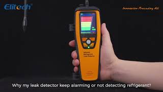 FAQ for Elitech Refrigerant Leak Detector ILD200 [upl. by Suivatnom371]