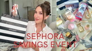 SEPHORA SAVINGS EVENT RECS amp WHATS IN MY CART [upl. by Leidag]