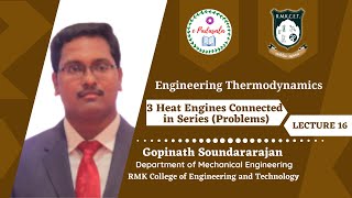 THREE HEAT ENGINES CONNECTED IN SERIES PROBLEMS [upl. by Rolandson]