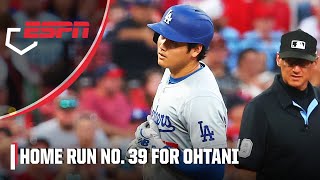 HOME RUN NO 39 FOR SHOHEI OHTANI 😲  ESPN MLB [upl. by Phineas]