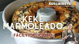 ¡KEKE MARMOLEADO Esponjosito delicioso y refácil Tienen que probarloSandra Jarufe Pastelería [upl. by Lewin]