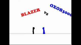 speedbattleBlazer vs oxob [upl. by Secilu]