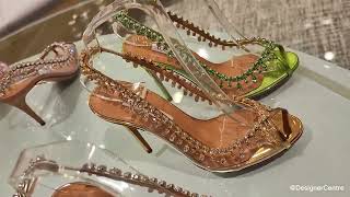 AQUAZZURA  SpringSummer 2023 Collections DesignerCentre Aquazzura womenshoes sandals shoes [upl. by Firestone773]