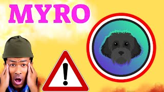 MYRO Prediction 20OCT MYRO Coin Price News Today  Crypto Technical Analysis Update Price Now [upl. by Kacie]