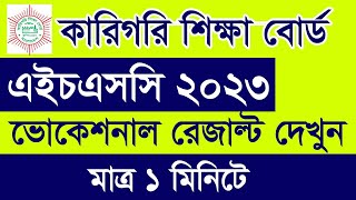 HSC BM Result 2023  HSC Result 2023  BM Result dekhbo kivabe  কিভাবে এইচএসসি বিএম রেজাল্ট দেখব [upl. by William]