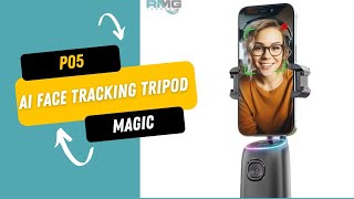 PO5 Auto Face Tracking AI Tripod with Gesture Control  Exclusive at RMG TRADERS AITripod [upl. by Allehc]