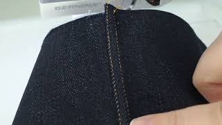 How To Sew A Flat Felled Seam on Denim [upl. by Anade]