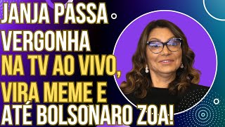 HAHAHAHA Janja passa vergonha ao vivo na TV vira meme e até Bolsonaro tira o sarro [upl. by Nagle652]