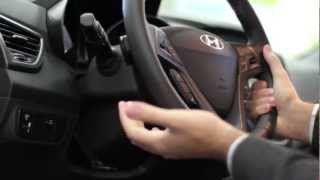 How To Adjust The Steering Wheel In A 2013 Hyundai Veloster Turbo  Morries 394 Hyundai [upl. by Moscow]