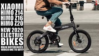 HIMO Z16 HIMO Z14 HIMO Z20 NEW Electric Bikes 2020 from Xiaomi [upl. by Ettennaej]