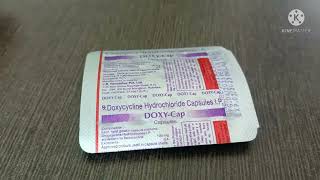 Doxycycline hydrochloride Capsule ip 100 mg uses in Hindi  doxycap capsule 100mg uses in hindi [upl. by Kenwrick]