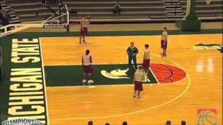 quotDoublequot Tom Izzo  Michigan St Zone Play [upl. by Sharity]