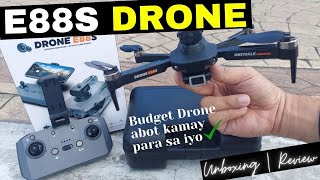 E88S MINI DRONE Unboxing  Review  FilipinoTagalog [upl. by Fischer565]