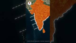 Why Is Sri Lanka Shown on Indian Maps shorts viralshorts education [upl. by Tnerual860]