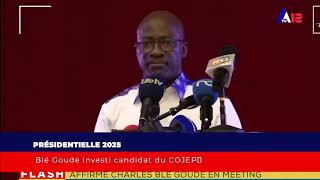 Présidentielle 2025 Blé Goudé investi candidat du COJEP [upl. by Alben]