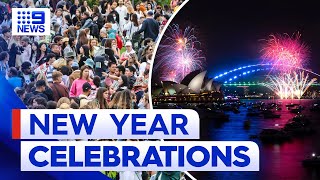 New Year’s Eve celebrations across the country  9 News Australia [upl. by Pettit]