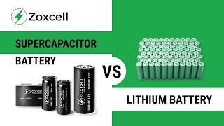 SUPERCAPACITOR BATTERY VS LITHIUM BATTERY [upl. by Assedo]