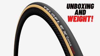 Veloflex Corsa Race Tyres unboxing and weights [upl. by Schott]