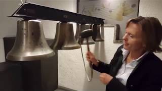 Learning about bells at the Grassmayr Bell Foundry museum [upl. by O'Connell]