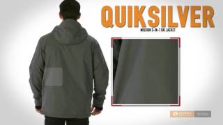 Quiksilver Mission 3in1 Ski Jacket  Waterproof Insulated For Men [upl. by Aser]