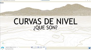 ¿Que son las Curvas de Nivel [upl. by Ayotal]