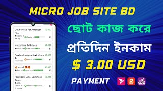 micro jobs online work  online income bd payment bkash  workmate job [upl. by Winou]