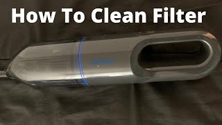 How To Clean Filter Of Tzumi IonVac Cordless Handheld Vacuum [upl. by Rockel]