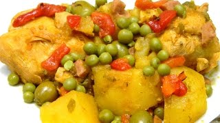 Fricase de Pollo or Chicken Fricassee Boricua Style [upl. by Eleon]