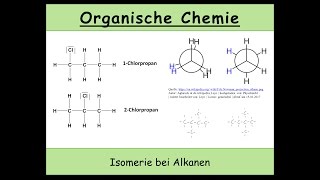 Isomerie bei Alkanen Konstititutionsisomerie und Konformationsisomerie 7 [upl. by Liahkim926]