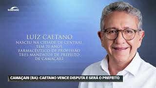 Luiz Caetano é eleito prefeito em Camaçari na Bahia com 5092 dos votos [upl. by Smoot101]